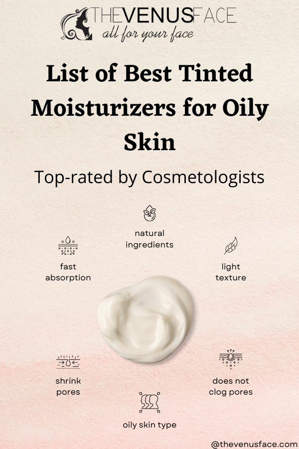 Best Tinted Moisturizer for Oily Skin thevenusface pin