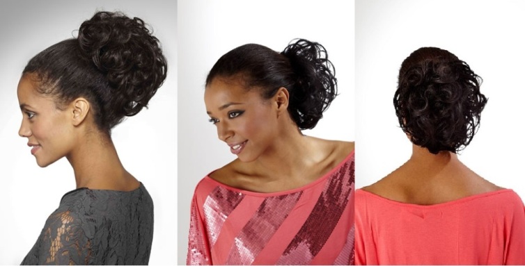 pony tail human hair wigs for black woman