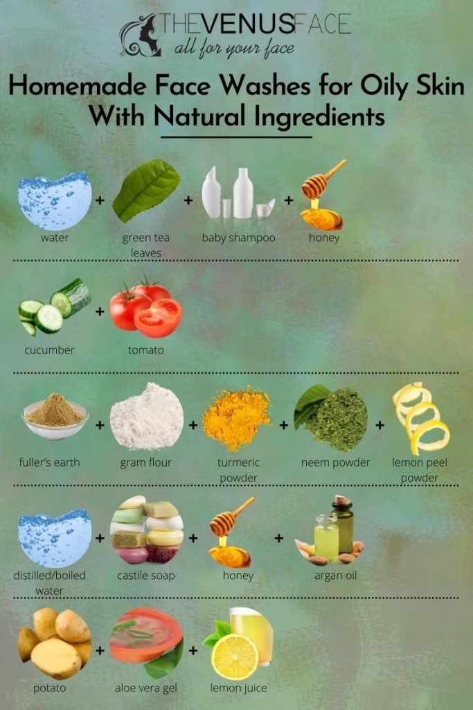 Homemade Face Washes for Oily Skin With Natural Ingredients