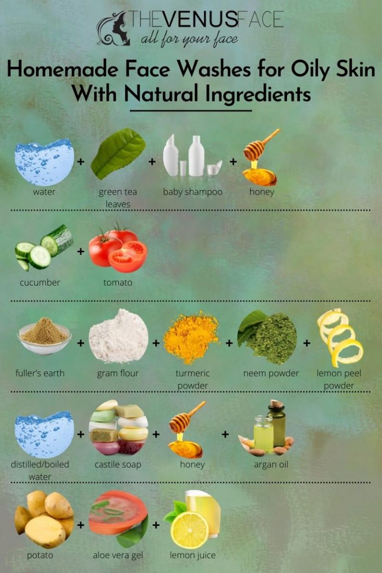 Homemade Face Washes for Oily Skin With Natural Ingredients