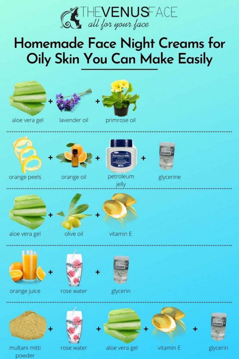 Homemade Face Night Cream for Oily Skin You Can Make Easily