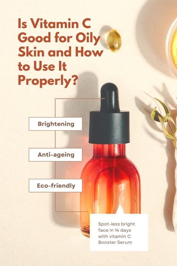 Is Vitamin C Good for Oily Skin and How to Use It Properly pinterest thevenusface