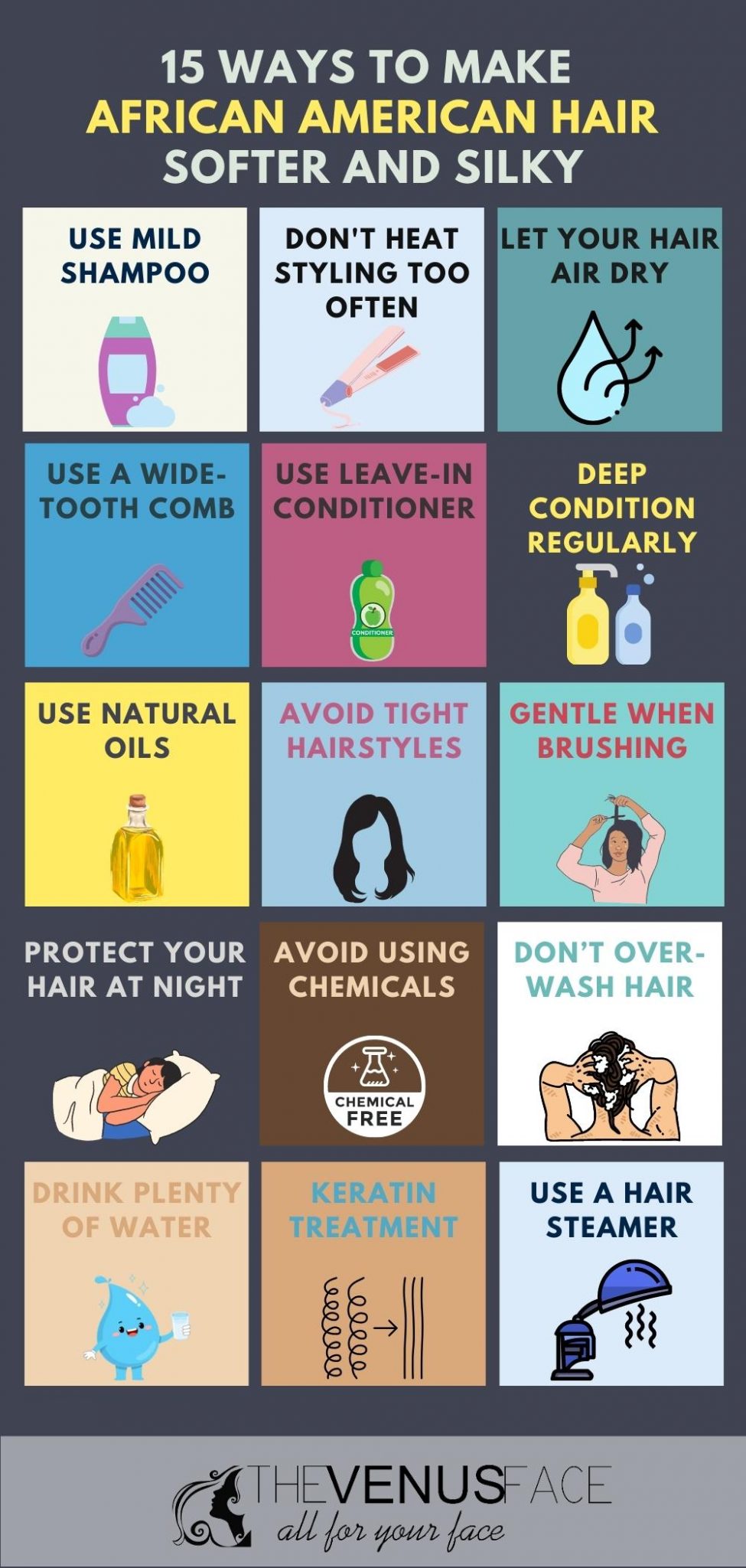 How to Make African American Hair Softer and Silky?