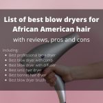 List of best blow dryers for African American hair thevenusface
