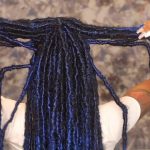long soft blue butterfly locs with color thevenusface