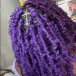 purple butterfly locs with color thevenusface