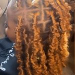 yellow butterfly locs with color thevenusface