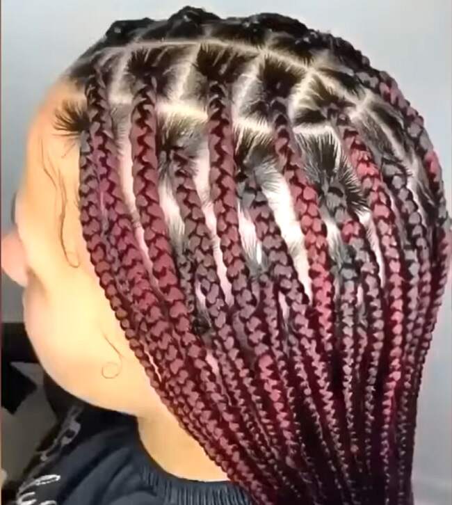 Knotless Braids *Burgundy* 