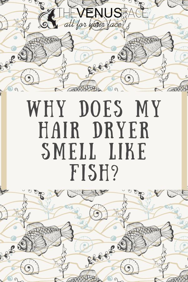 Why does my blow dryer smell like fish